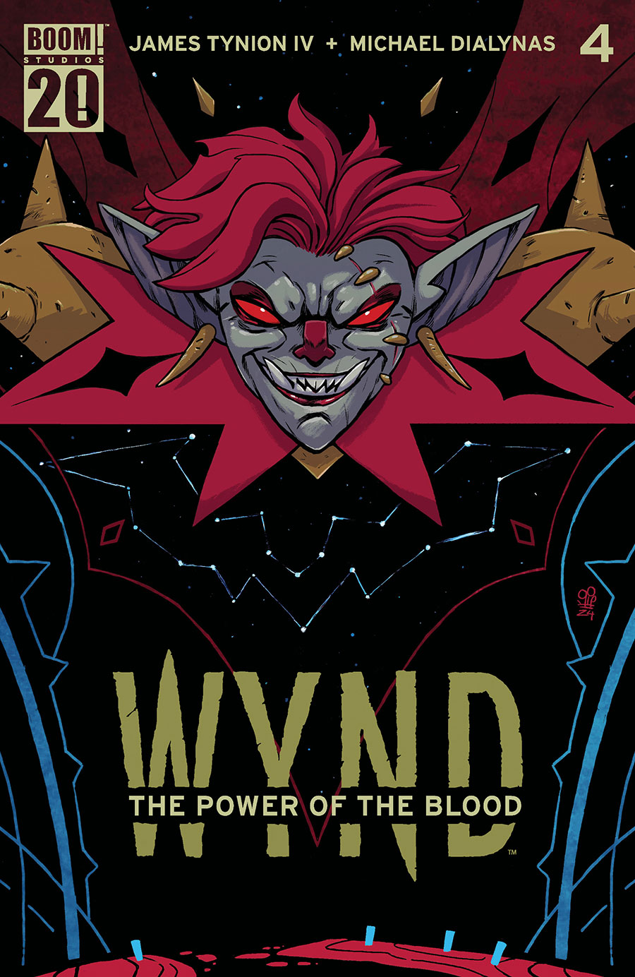 Wynd The Power Of The Blood #4 Cover A Regular Michael Dialynas Cover