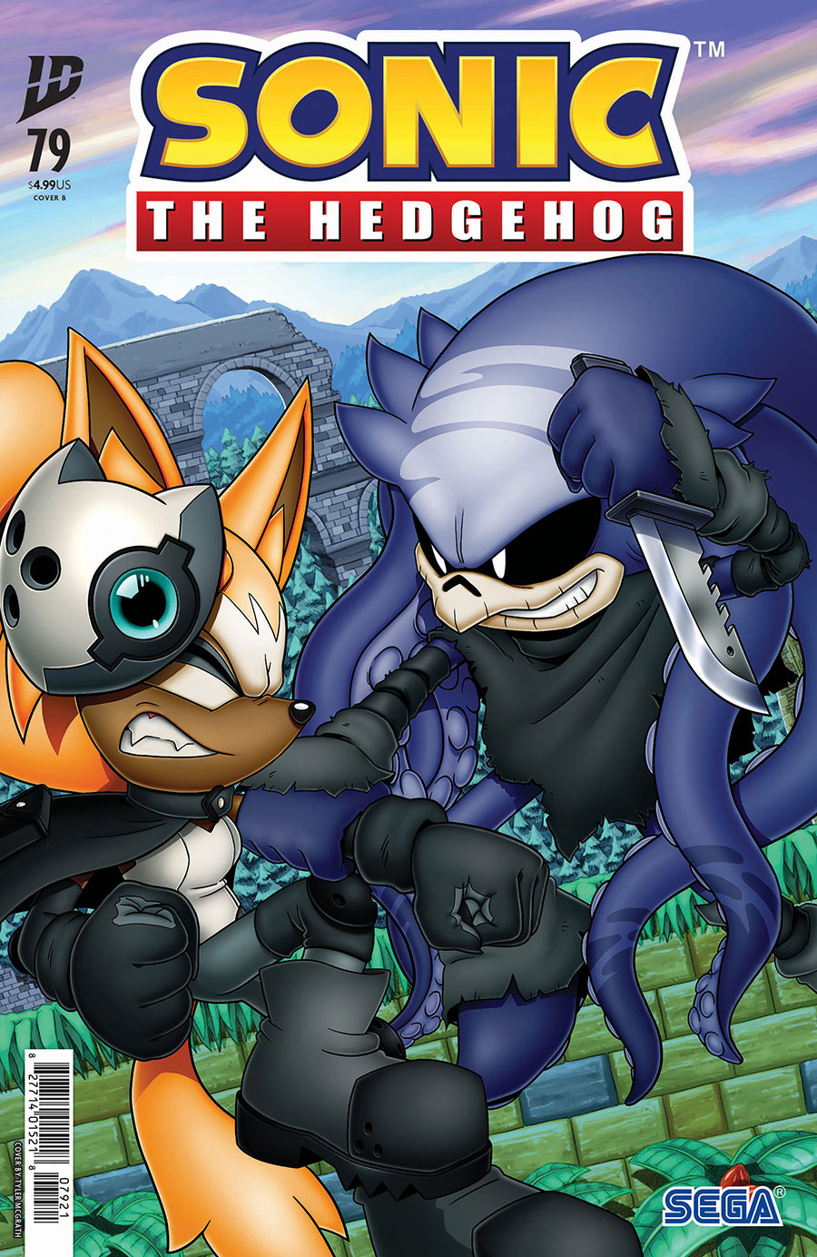 Sonic The Hedgehog Vol 3 #79 Cover B Variant Tyler McGrath Cover