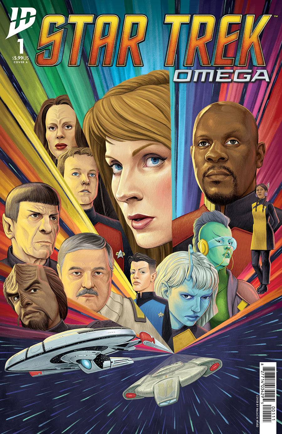 Star Trek Omega #1 (One Shot) Cover A Regular Malachi Ward Cover (Lore War Part 6)