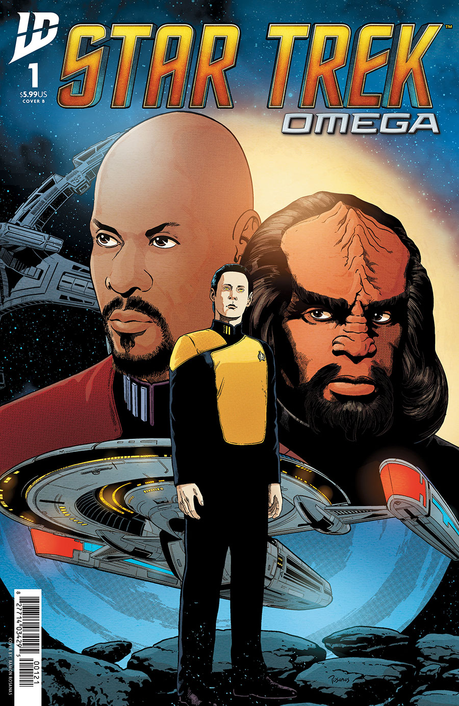 Star Trek Omega #1 (One Shot) Cover B Variant Ramon Rosanas Cover (Lore War Part 6)