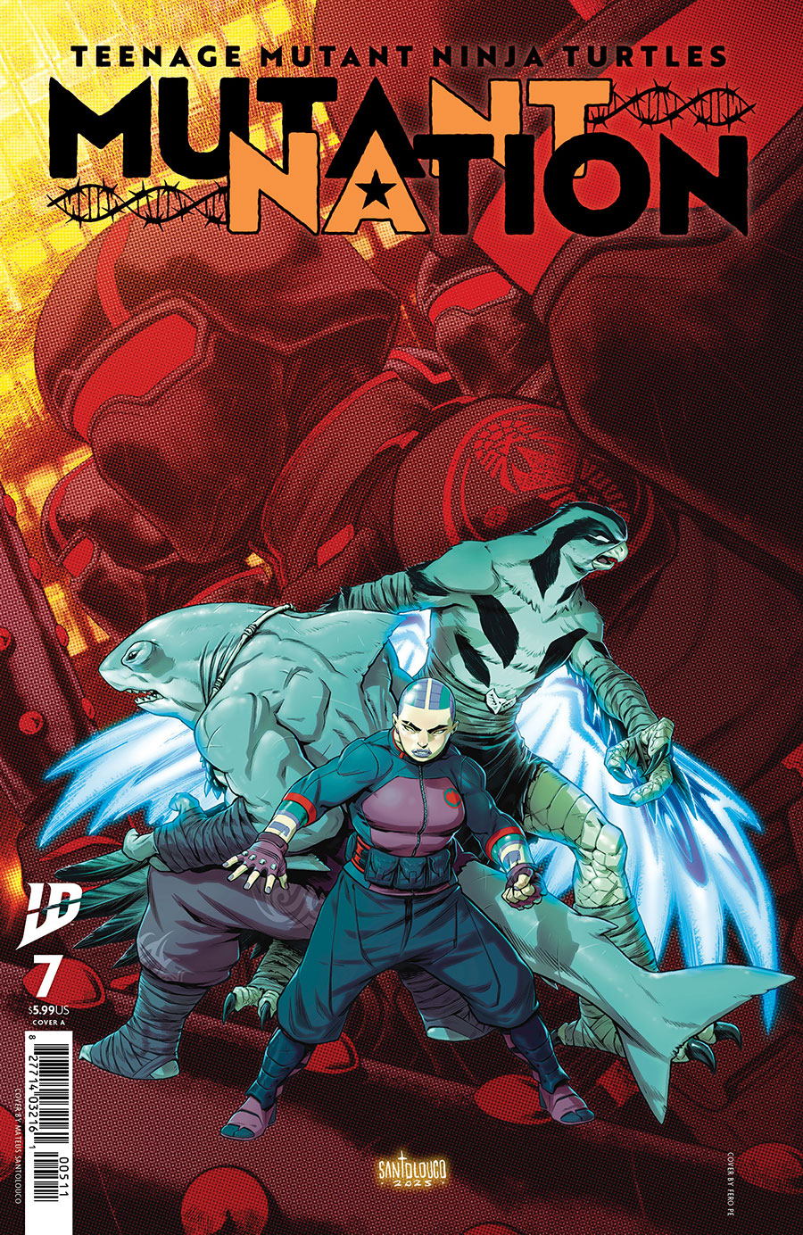 Teenage Mutant Ninja Turtles Mutant Nation #7 Cover A Regular Mateus Santolouco Cover