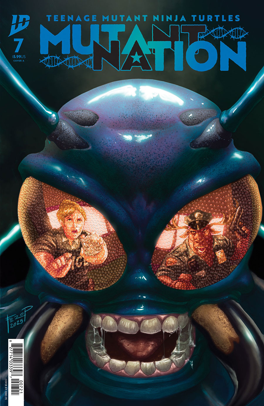 Teenage Mutant Ninja Turtles Mutant Nation #7 Cover B Variant Fero Pe Cover