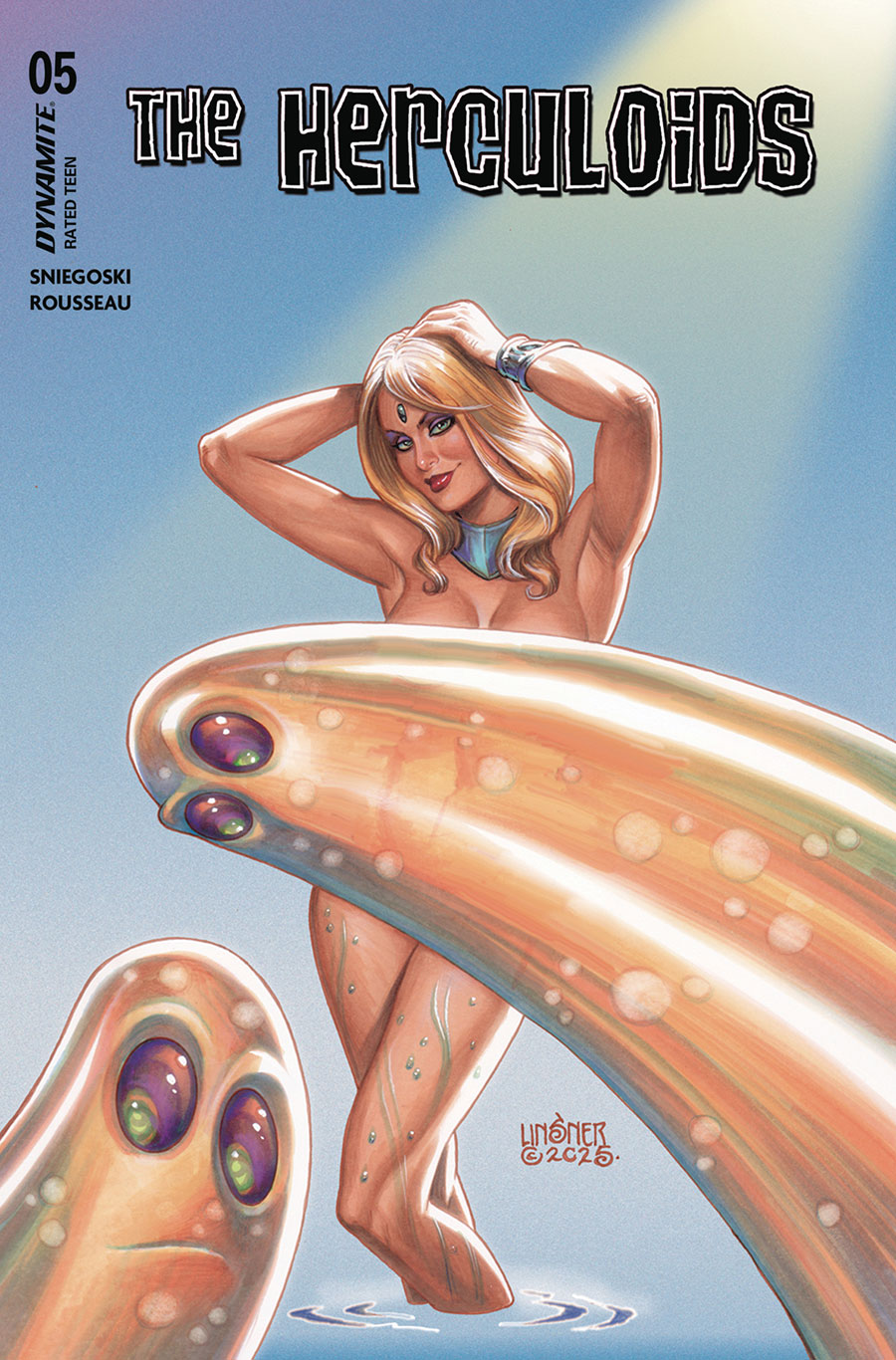 Herculoids #5 Cover B Variant Joseph Michael Linsner Cover