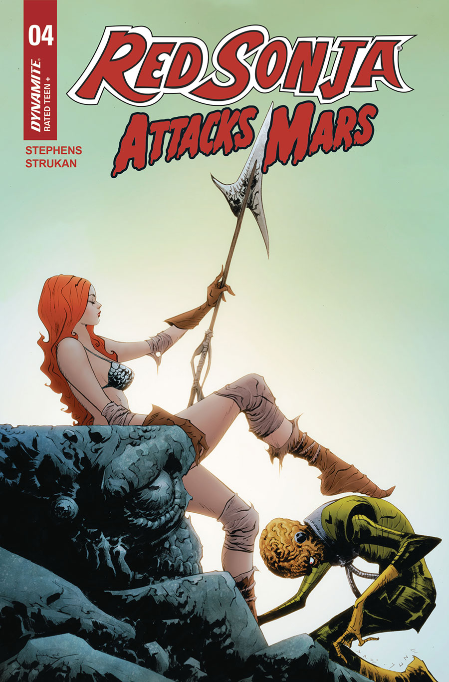 Red Sonja Attacks Mars #4 Cover B Variant Jae Lee & June Chung Cover
