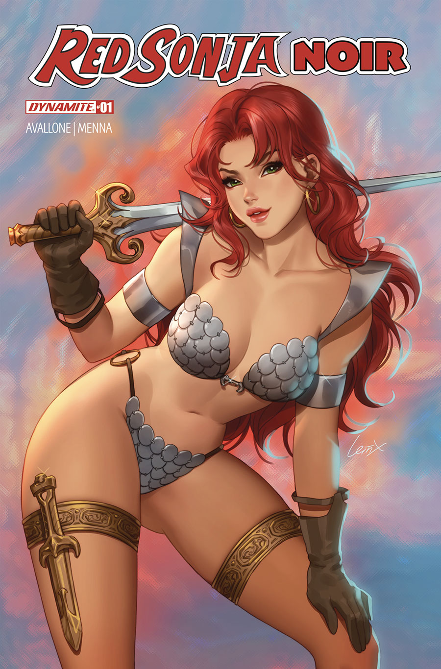 Red Sonja Noir #1 (One Shot) Cover A Regular Lesley Leirix Li Cover