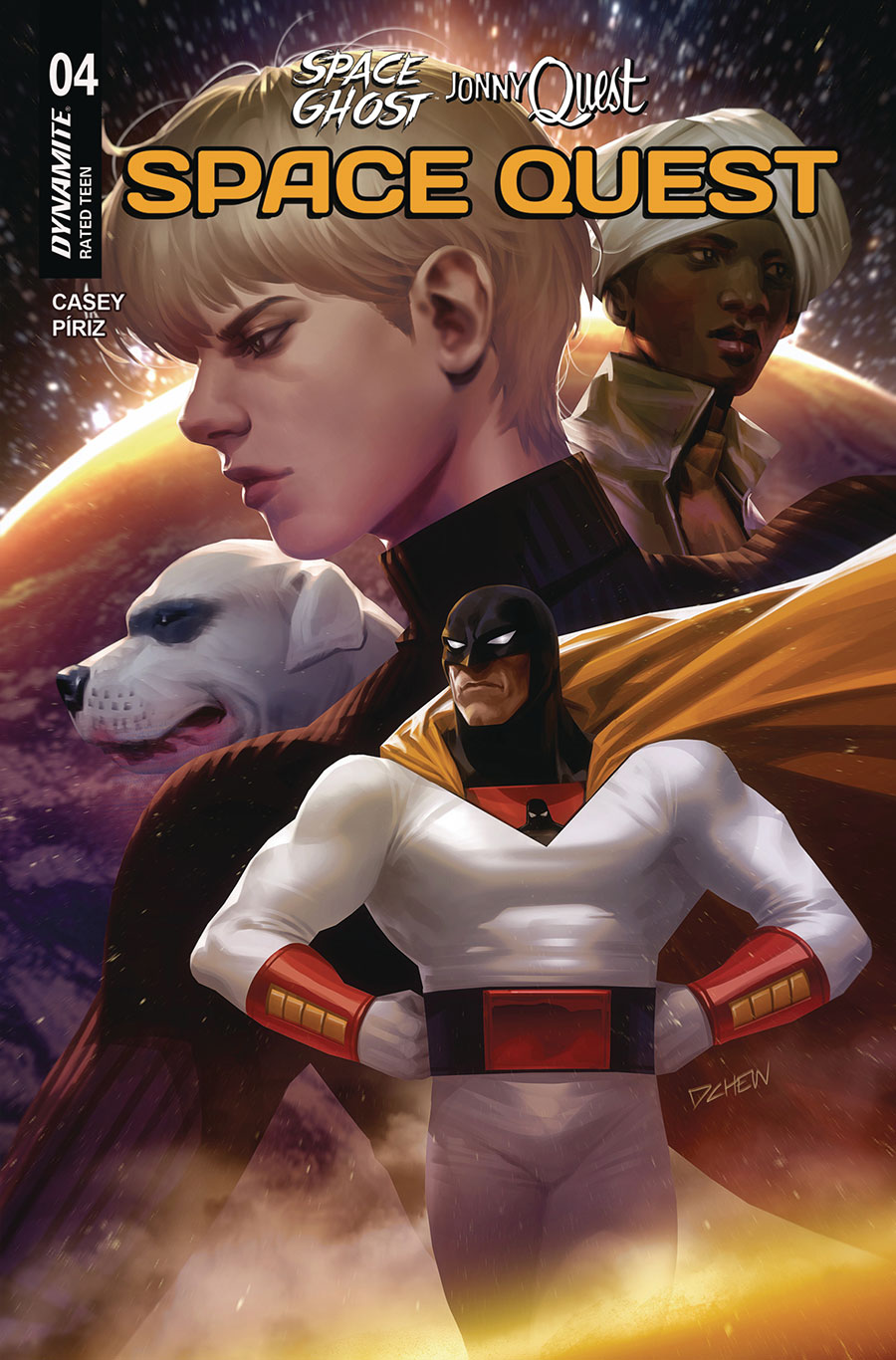 Space Ghost Jonny Quest SpaceQuest #4 Cover C Variant Derrick Chew Cover