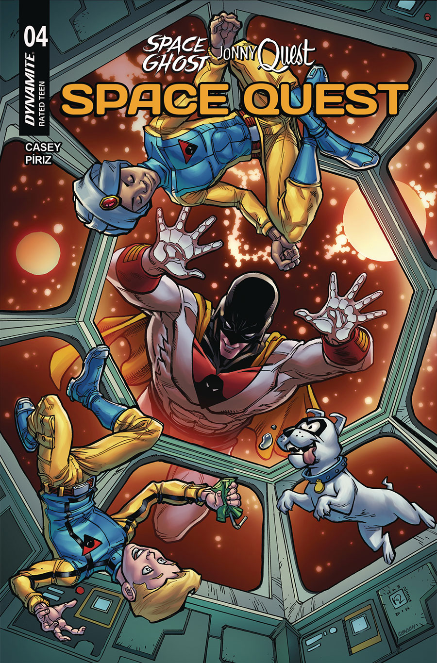 Space Ghost Jonny Quest SpaceQuest #4 Cover E Variant Chad Hardin Cover