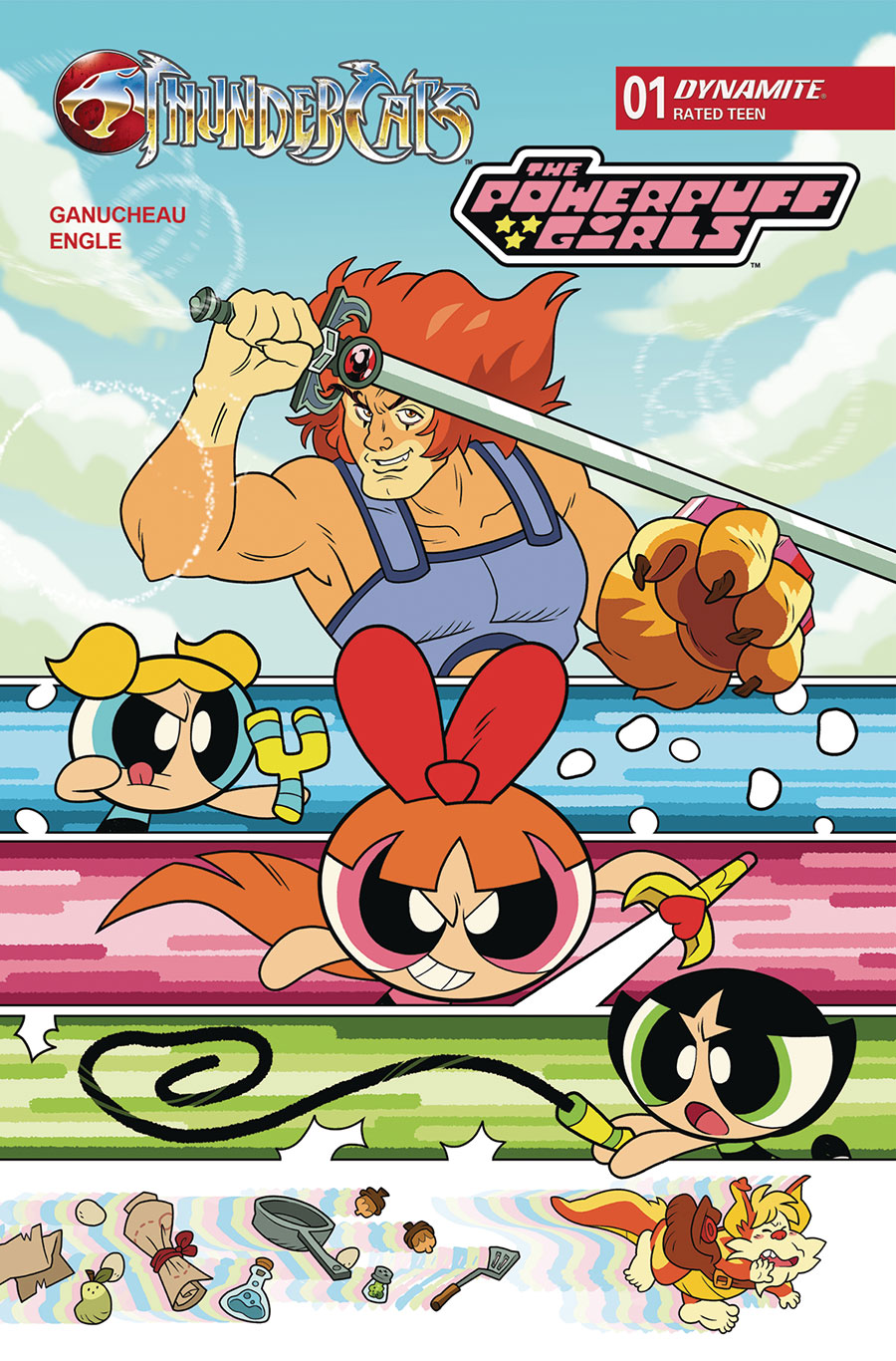 Thundercats Powerpuff Girls #1 Cover B Variant Coleman Engle Cover