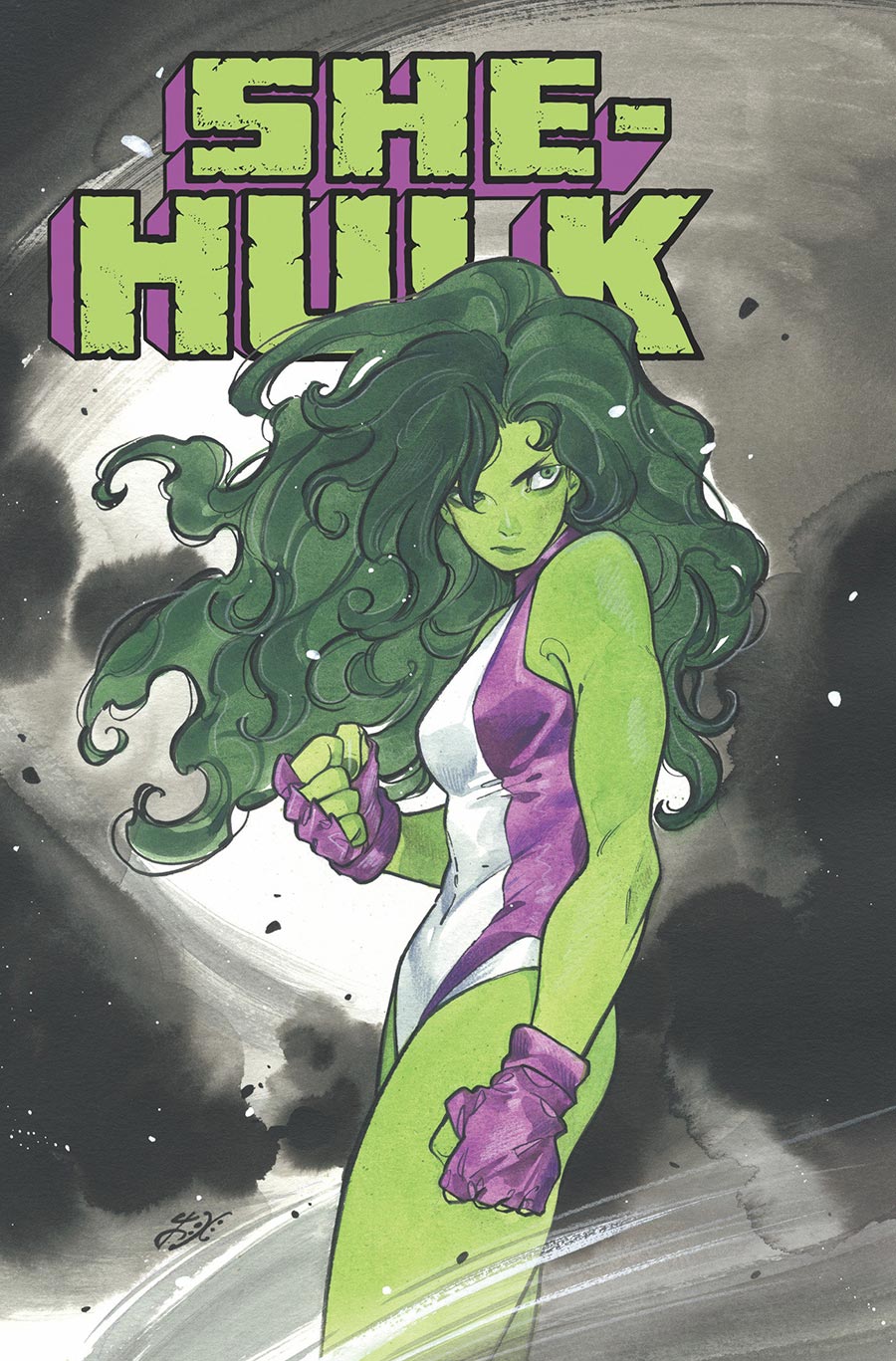 She-Hulk By Rainbow Rowell Omnibus HC Direct Market Peach Momoko Variant Cover