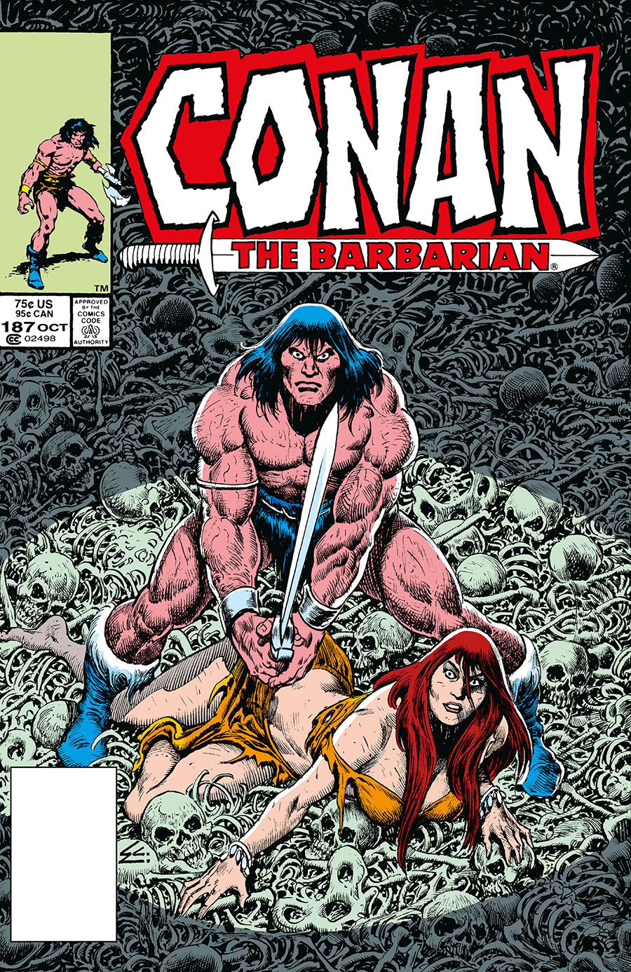 Conan The Barbarian The Original Comics Omnibus Vol 7 HC Direct Market John Buscema Variant Cover