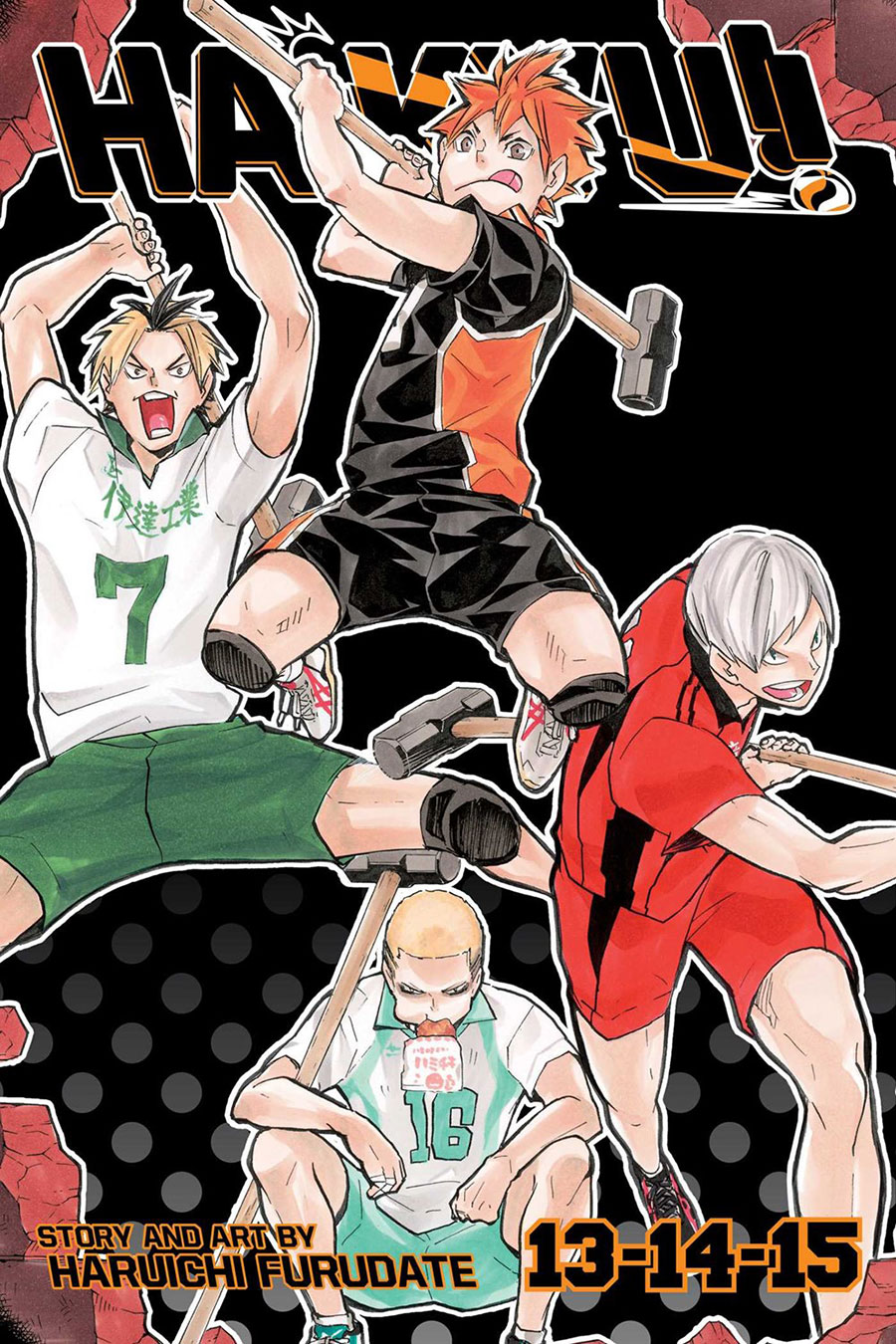 Haikyu 3-In-1 Edition Vols 13 - 14 - 15 TP