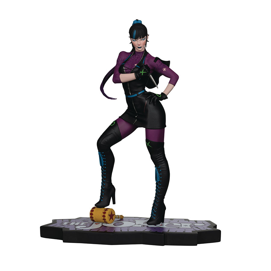 DC Direct Joker Purple Craze Punchline By Stanley Artgerm Lau Statue