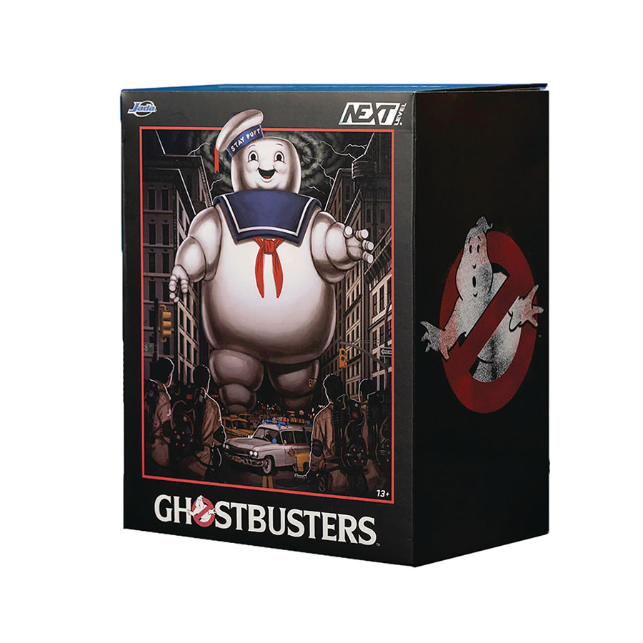 Ghostbusters Stay Puft Marshmallow Man & Ecto-1 1.65-Inch Die-Cast Diorama