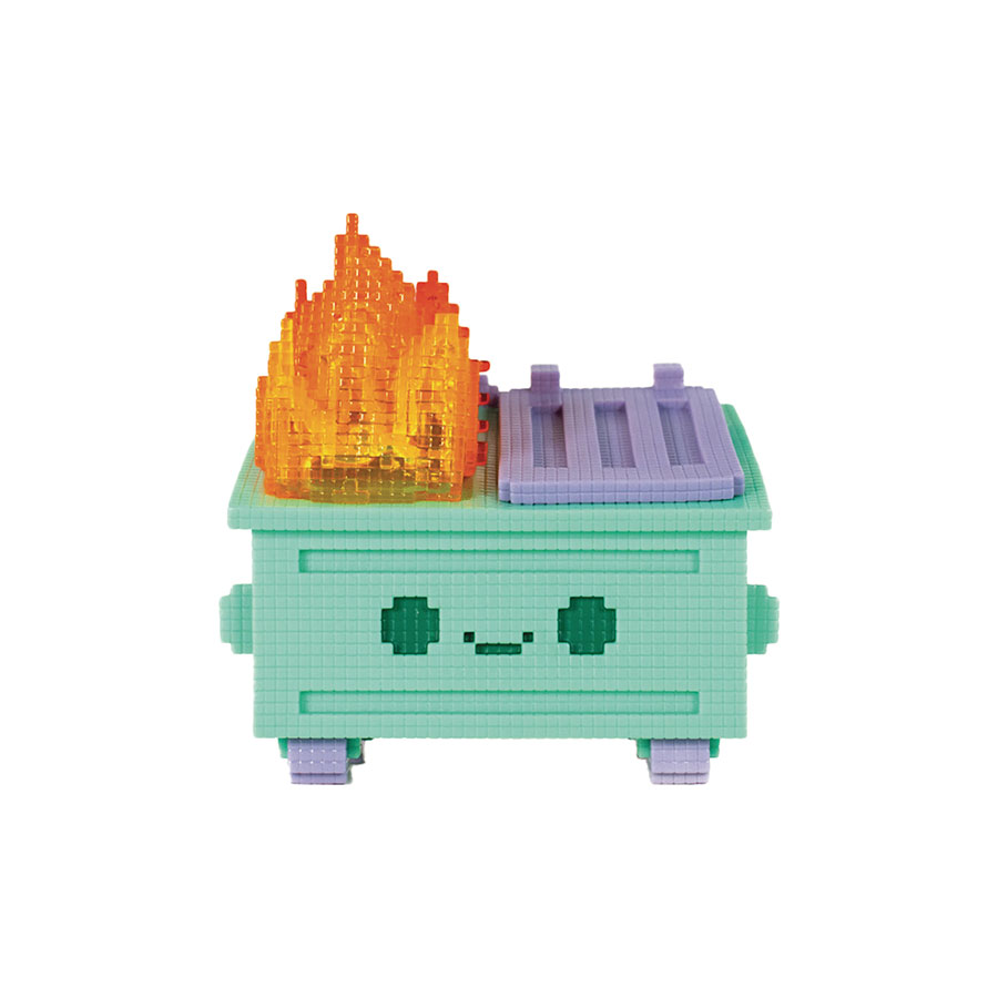 8-Bit Dumpster Fire Vinyl Figure