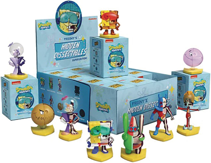 Freenys Hidden Dissectibles SpongeBob SquarePants Series 4 Super Edition Mini Figure Blind Mystery Box