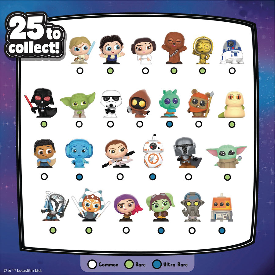 Star Wars Doorables Figure Blind Mystery Box 24-Piece Display