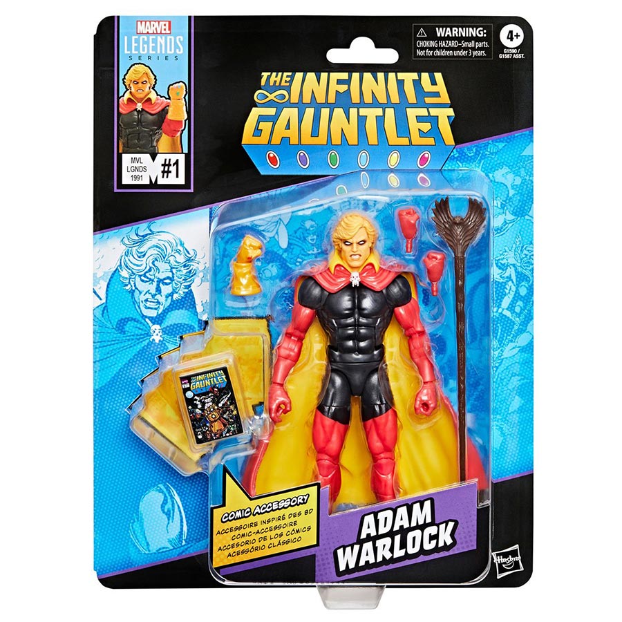 Marvel Legends Mini Comic Adam Warlock 6-Inch Action Figure