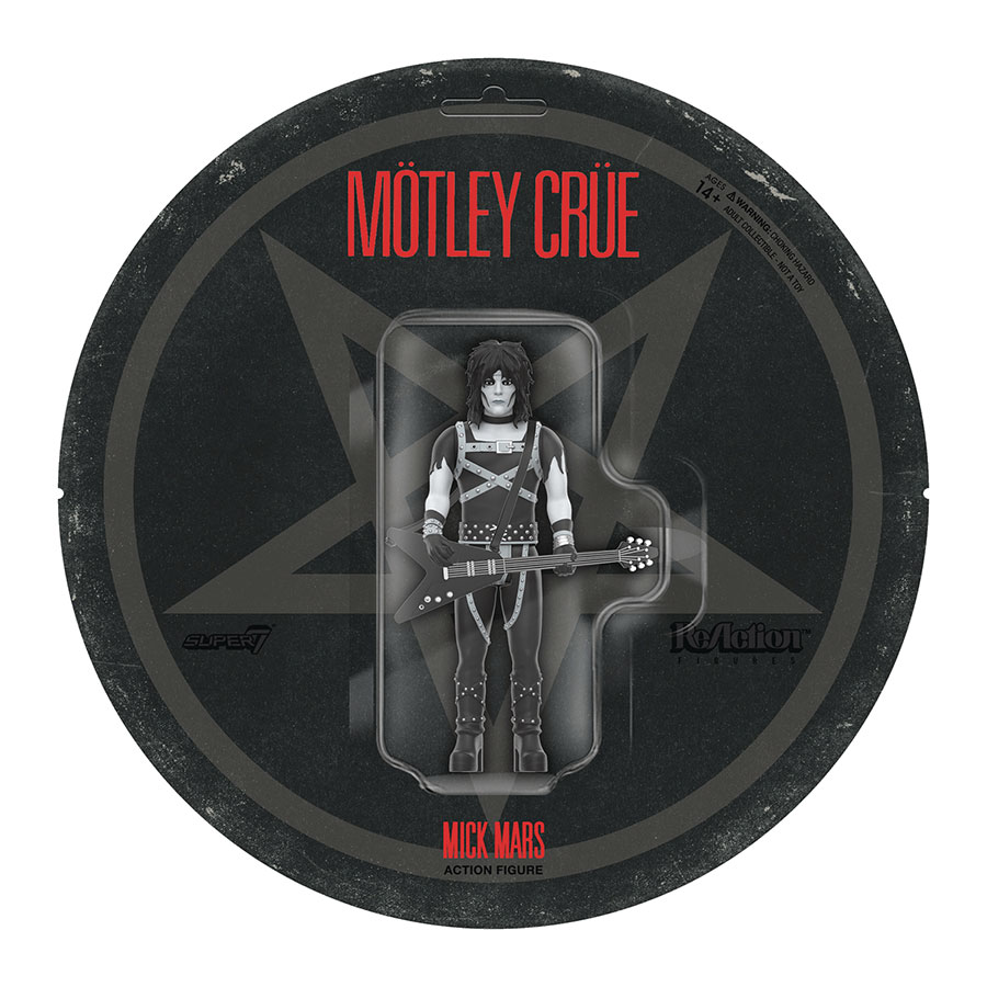 Motley Crue ReAction Figure Wave 2 Shout At The Devil Black & White - Mick Mars