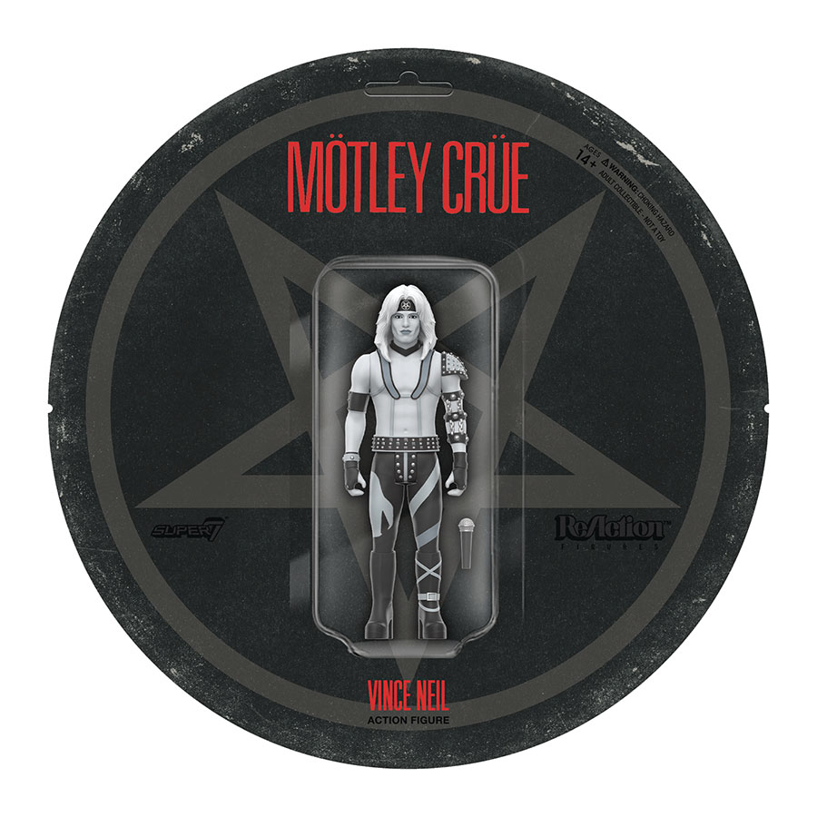 Motley Crue ReAction Figure Wave 2 Shout At The Devil Black & White - Vince Neil
