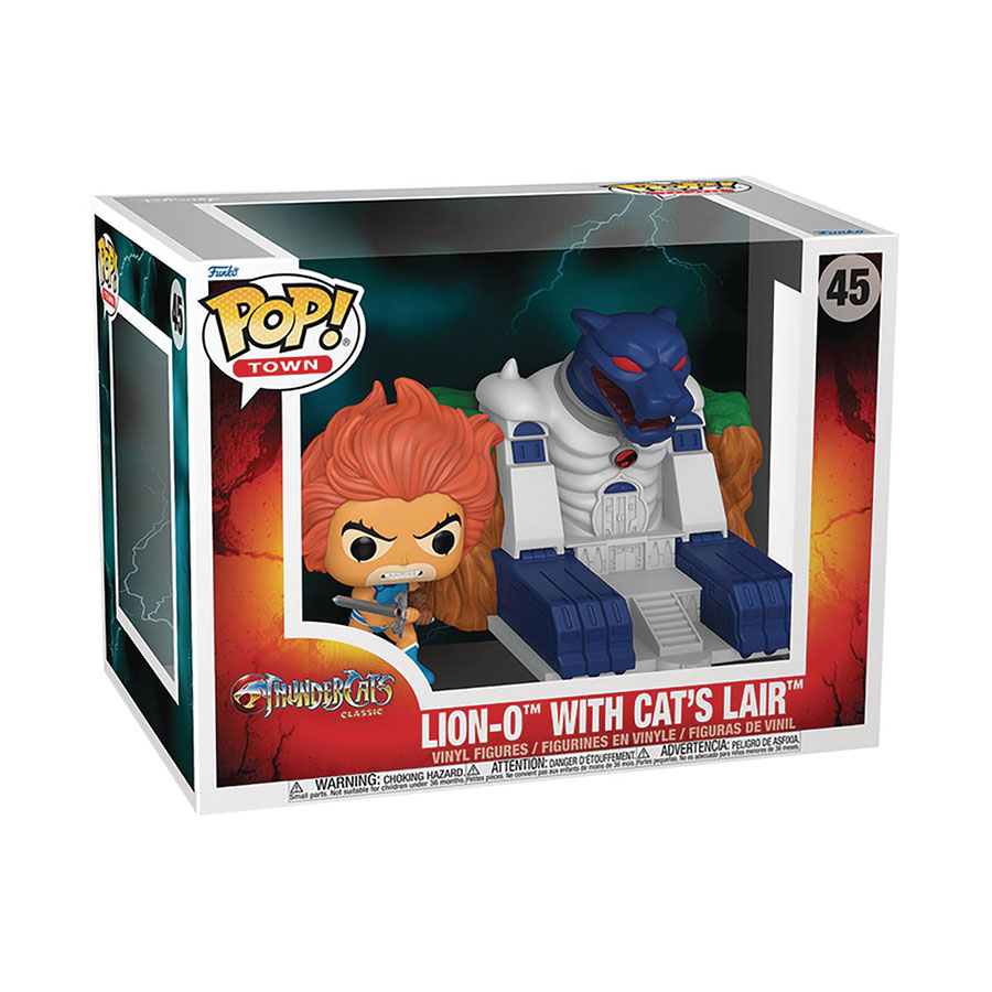 POP Town Thundercats Lion-O With Cats Lair Vinyl Figure