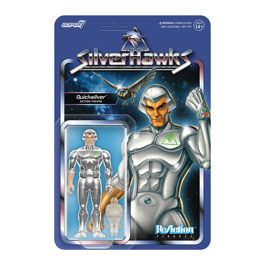 SilverHawks ReAction Figure Wave 1 - Quicksilver (1980s Tov Version)