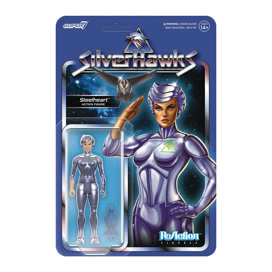 SilverHawks ReAction Figure Wave 1 - Steelheart (1980s Toy Version)