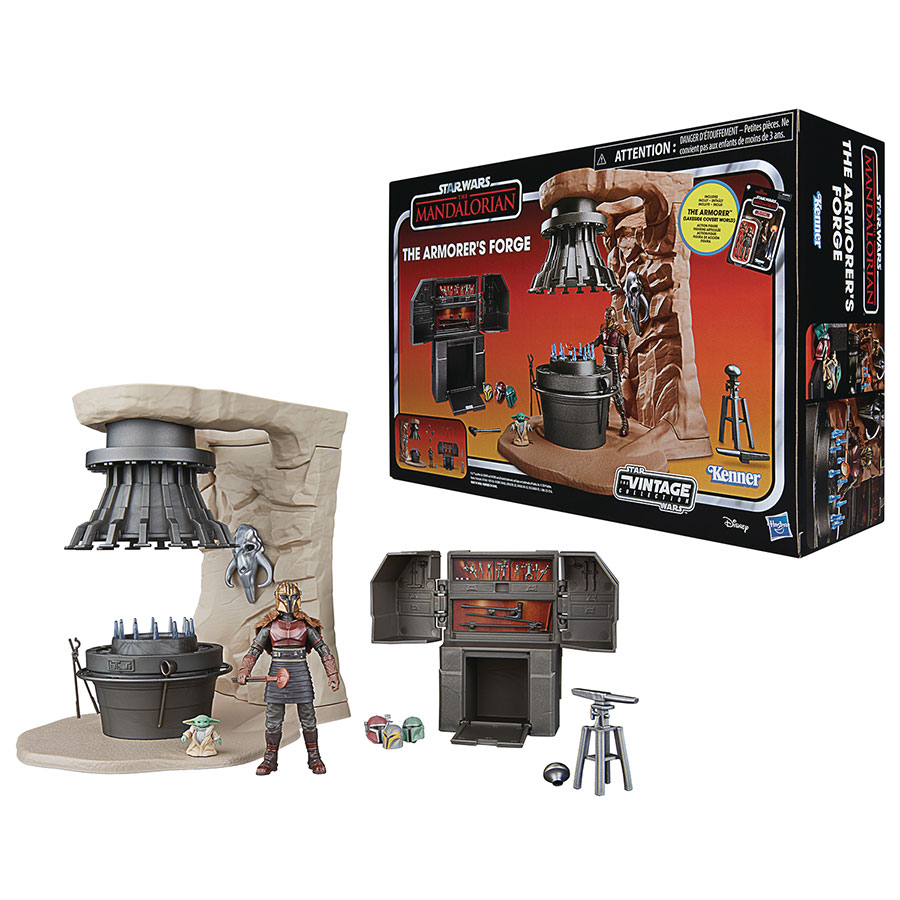 Star Wars Vintage Collection The Mandalorian The Armorers Forge Playset