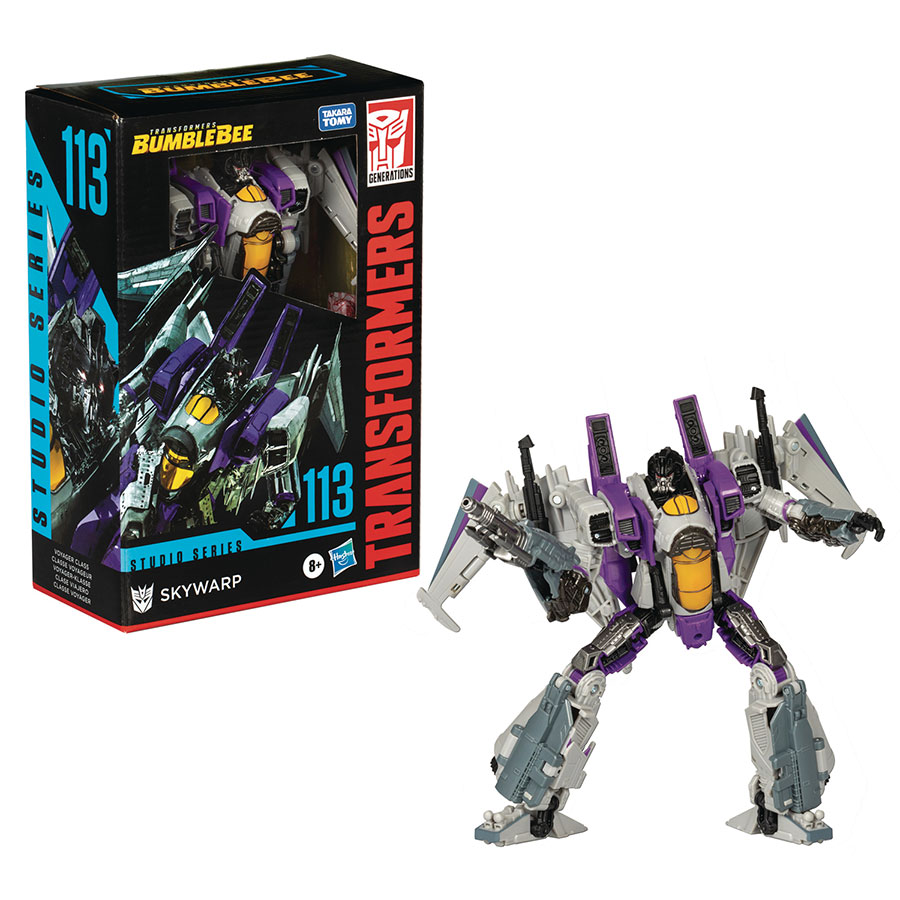 Transformers Studio Series Skywarp (Bumblebee) Voyager-Class Action Figure