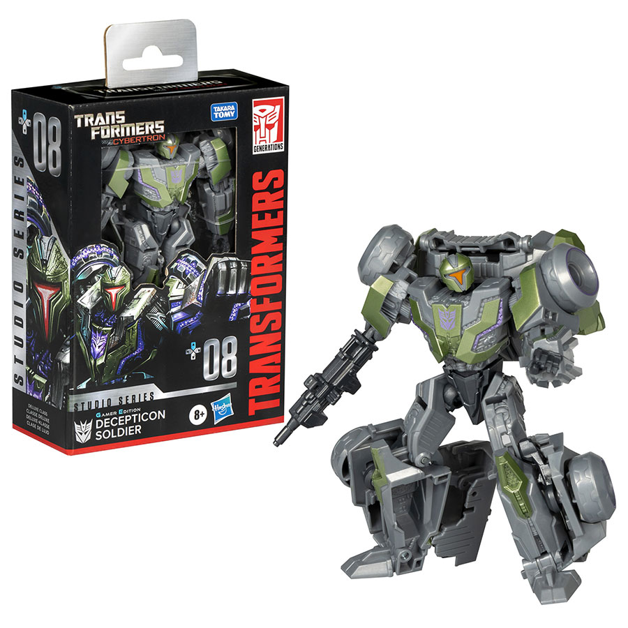 Transformers Studio Series Decepticon Soldier (War For Cybertron) Deluxe-Class Action Figure
