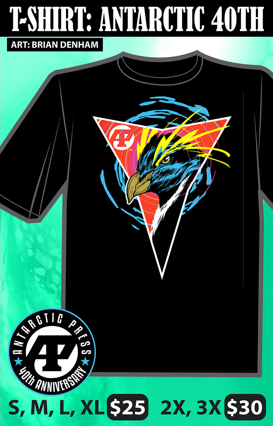 Antarctic Press 40th Anniversary T-Shirt XXX-Large
