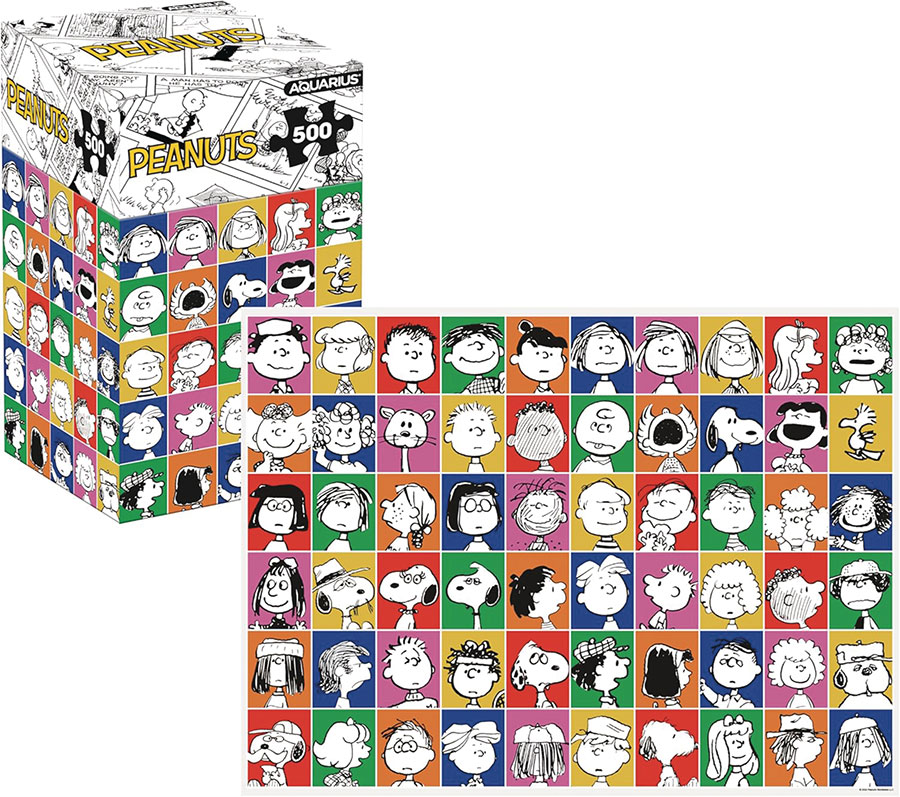 Peanuts 75th Anniversary Portraits 500-Piece Puzzle