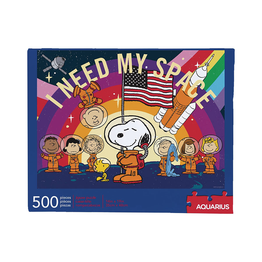 Peanuts Snoopy In Space 500-Piece Puzzle