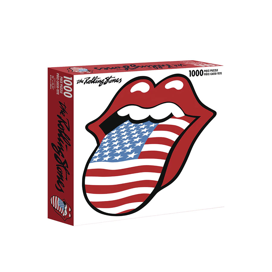 Rolling Stones American Flag Logo 1000-Piece Jigsaw Puzzle