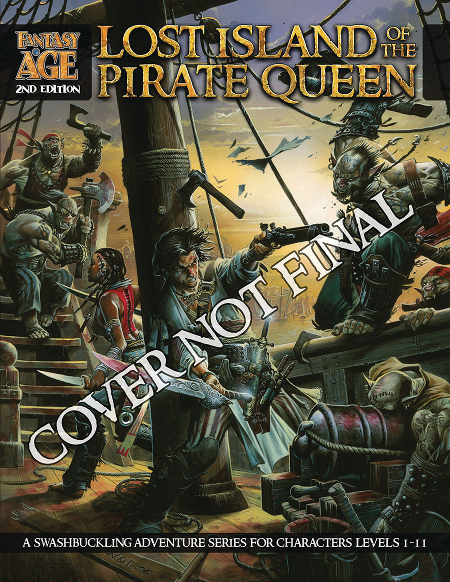Fantasy Age RPG Lost Island Of The Pirate Queen SC
