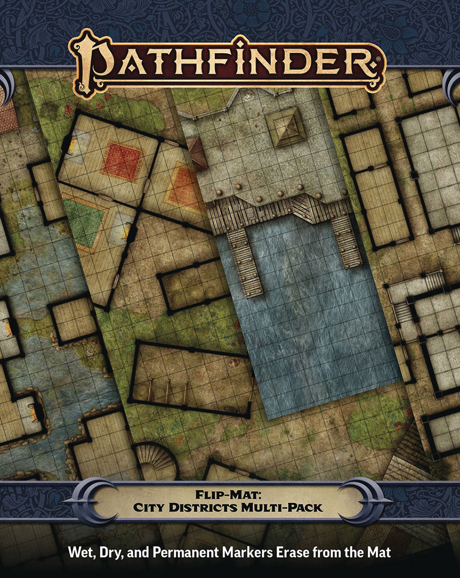Pathfinder Flip-Mat - City Districts Multi-Pack