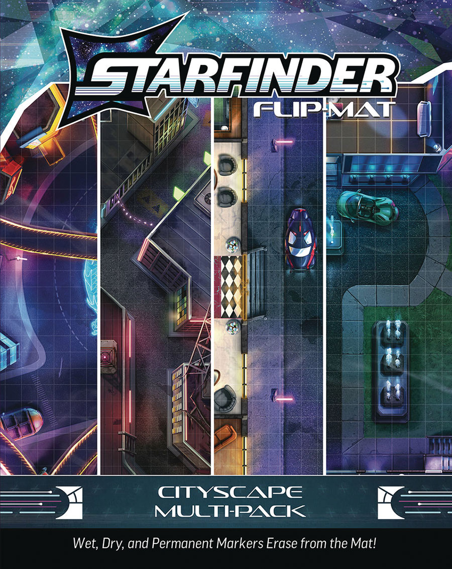 Starfinder Flip-Mat - Cityscape Multi-Pack