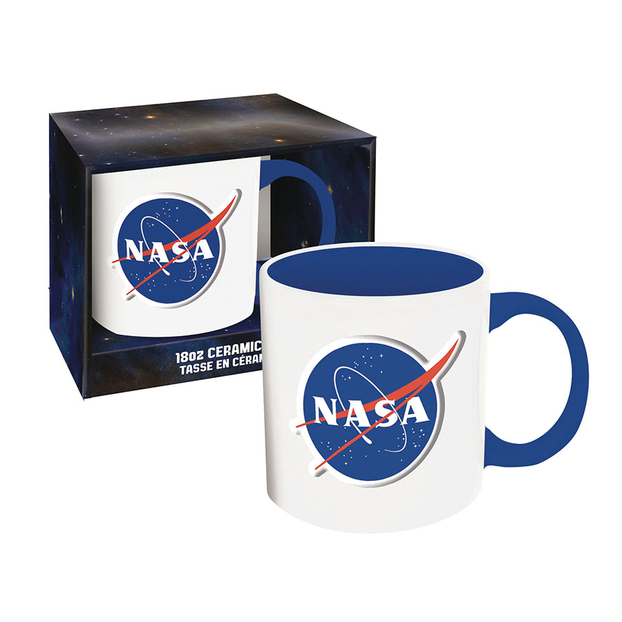 NASA Logo 18-Ounce Embossed Ceramic Mug