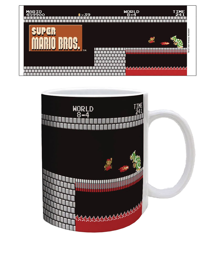 Super Mario Bros World 8-4 11-Ounce Ceramic Mug