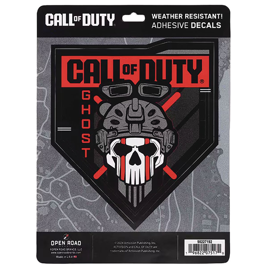 Call Of Duty Modern Warfare Ghost Adhesive Decal