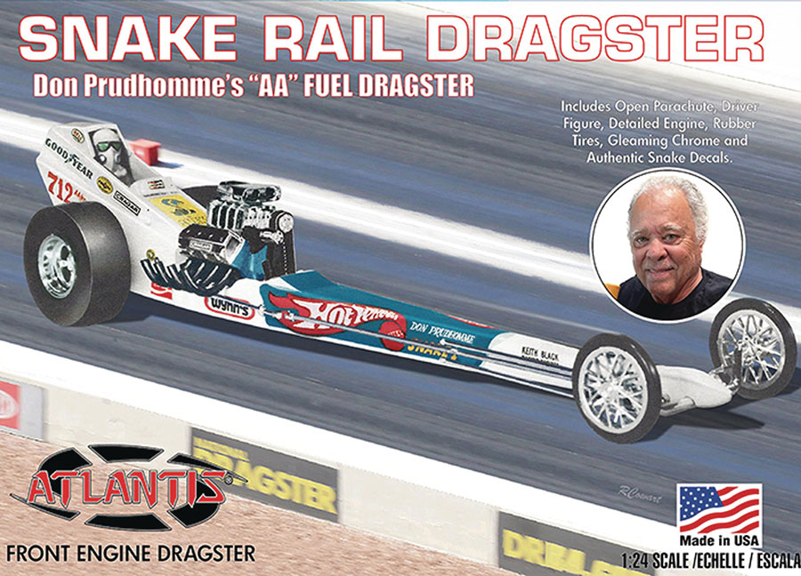 Don Prudhomme Snake Front Engine Dragster 1/24 Scale Model Kit