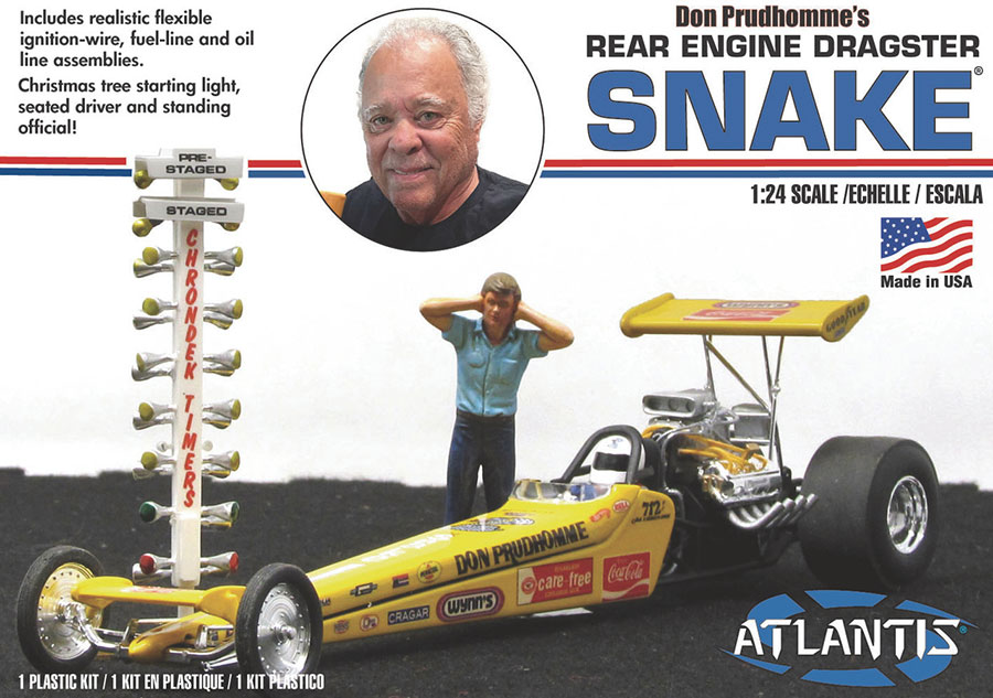 Don Prudhomme Snake Rear Engine Dragster 1/24 Scale Model Kit