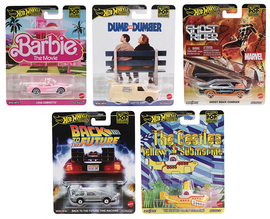 Hot Wheels Premium Pop Culture 2025 1/64 Scale Die-Cast Wave H Assortment Case