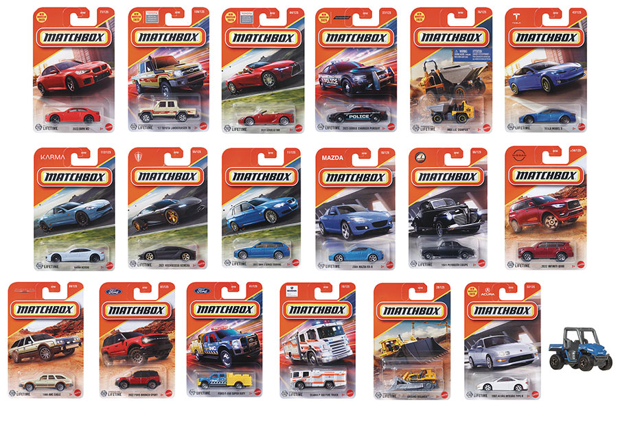 Matchbox 2025 Basic Car 1/64 Scale Die-Cast Wave C Assortment Case
