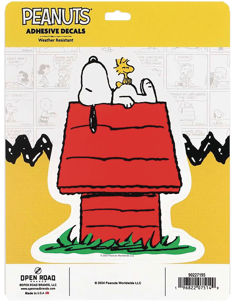 Peanuts Snoopy Dog House 5-Inch Decal