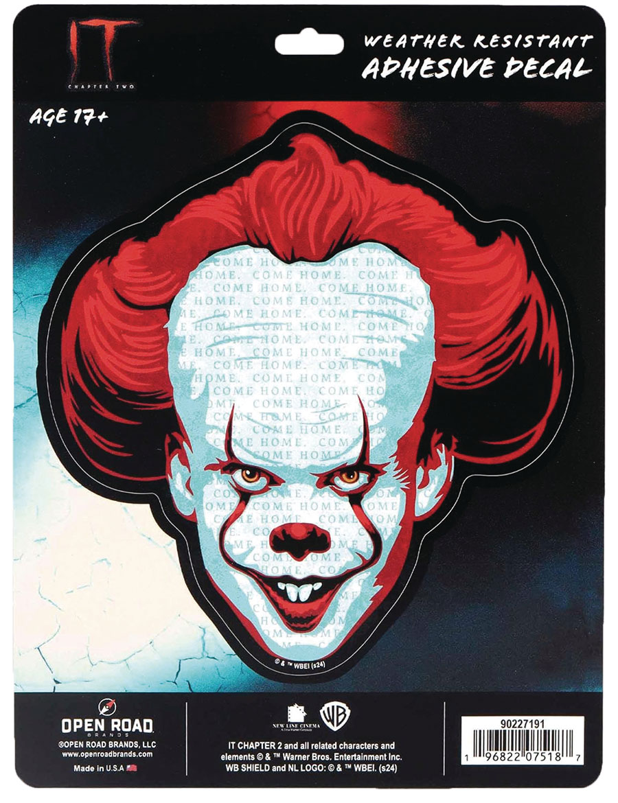 It Pennywise Decal