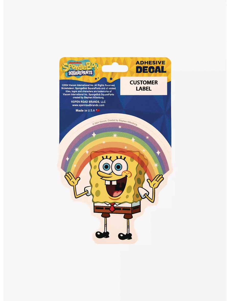 SpongeBob SquarePants Rainbow 5-Inch Decal