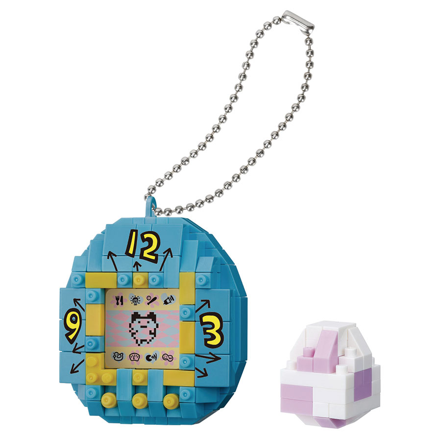 Tamagotchi Nanoblock Character First Generation Building Set - Blue