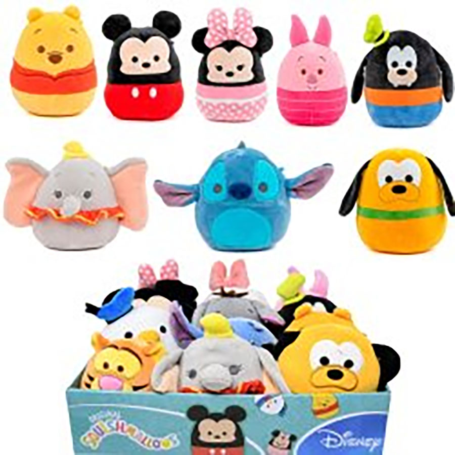 Disney Squishmallow Classics 5-Inch Plush 24-Piece Display