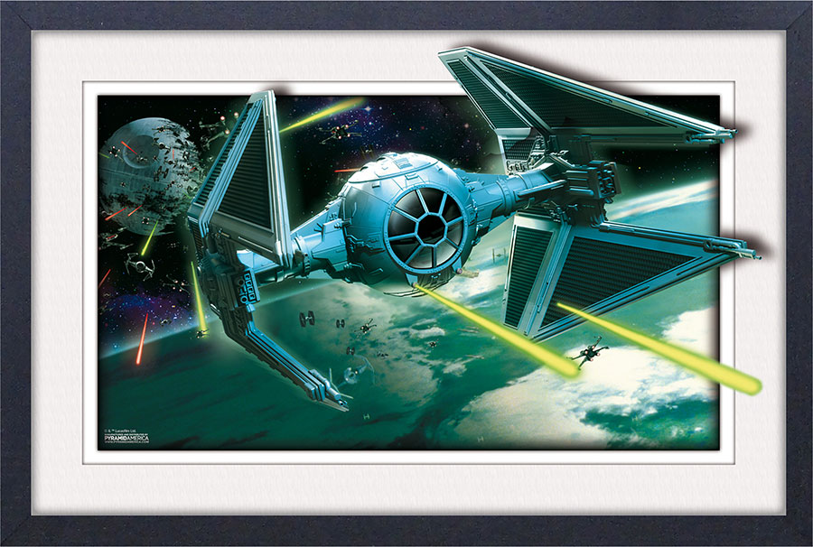 Star Wars TIE Fighter 11x17 Faux Matte Poster