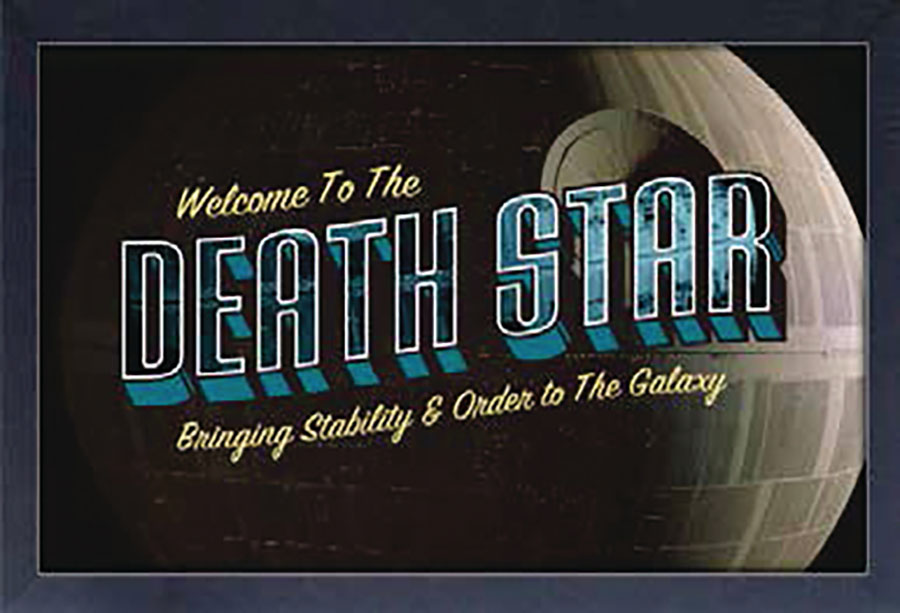Star Wars Welcome To The Death Star 11x17 Framed Poster